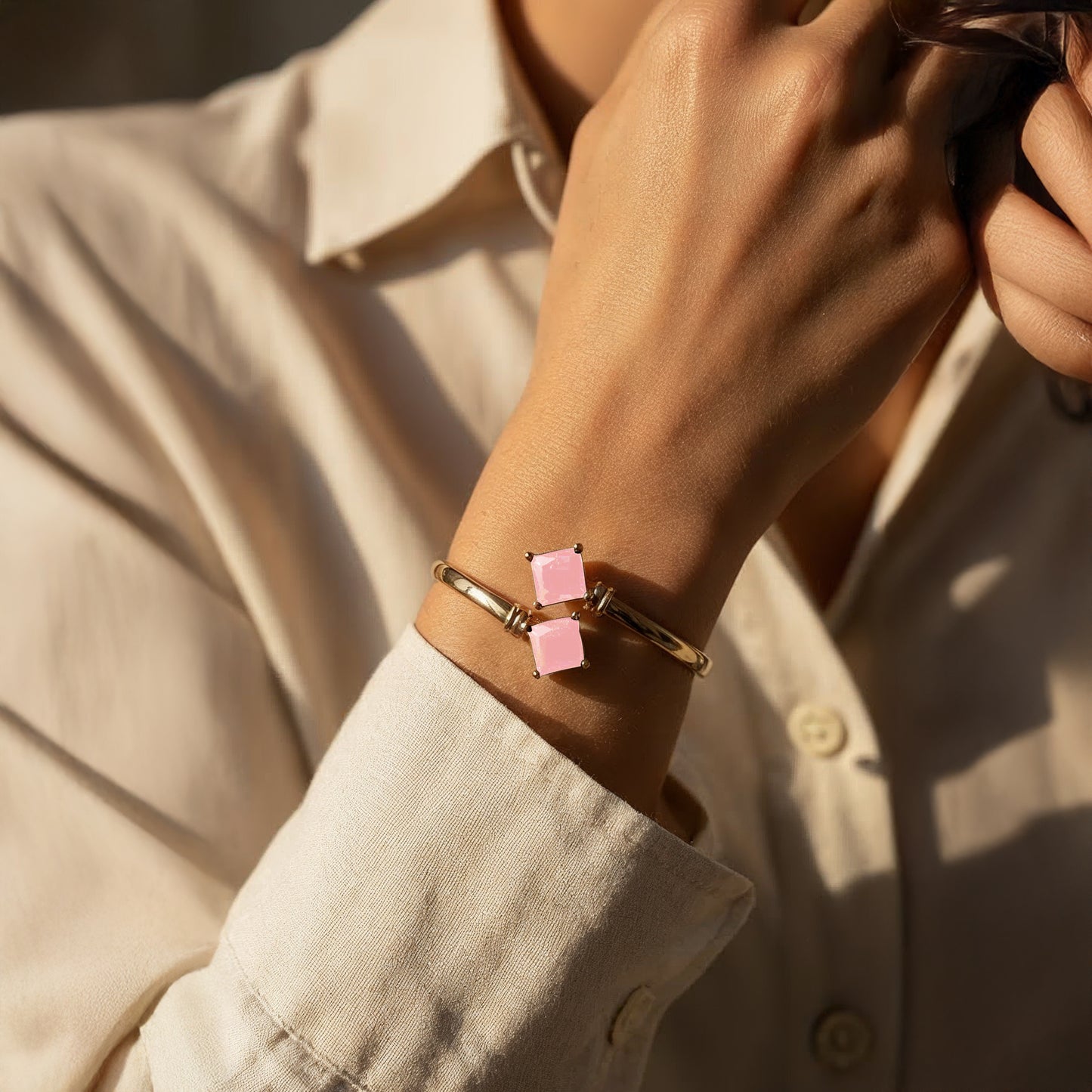 Feminine Thin Bold Pink