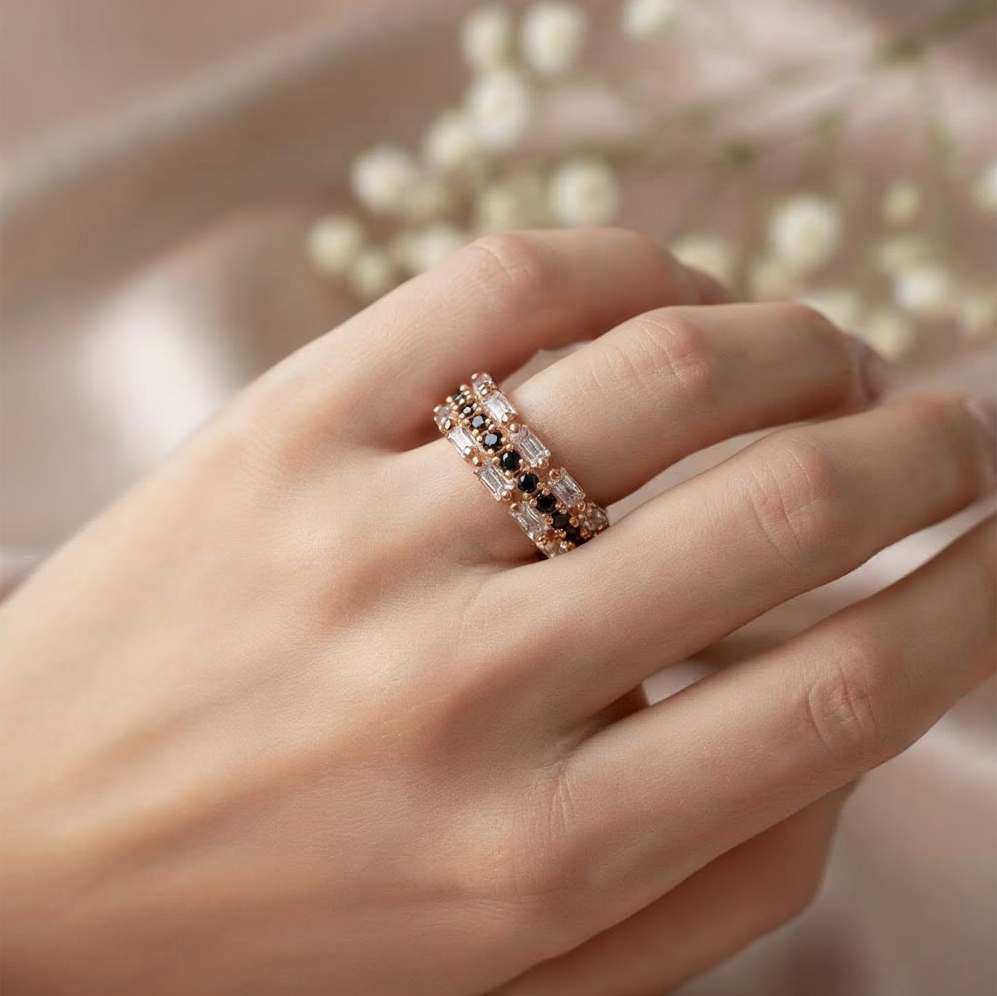 Black Framed Ring