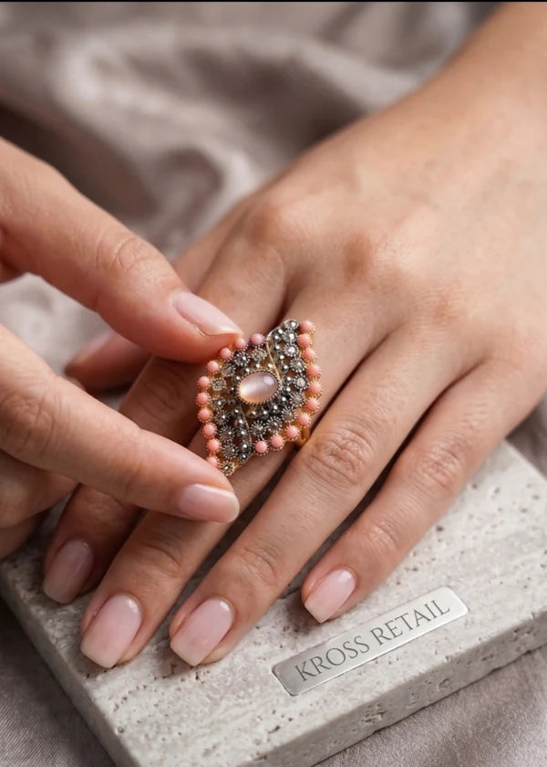Cocktail Pink Ring
