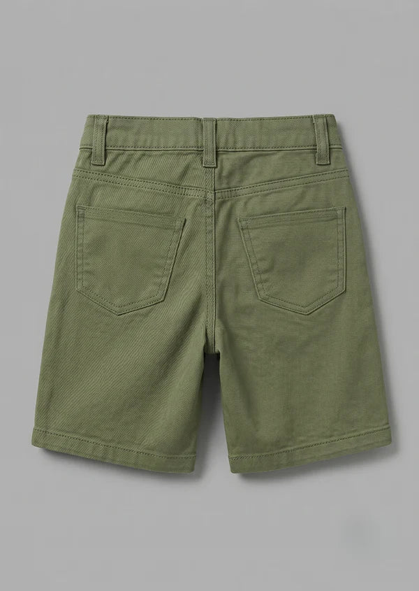 Green kids shorts