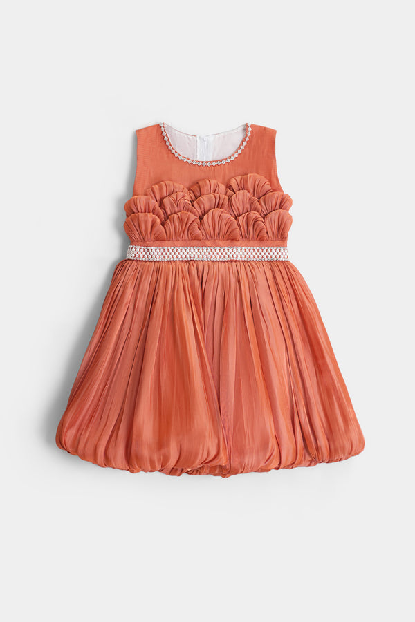 Orange Skirt with Pajama & Shirt