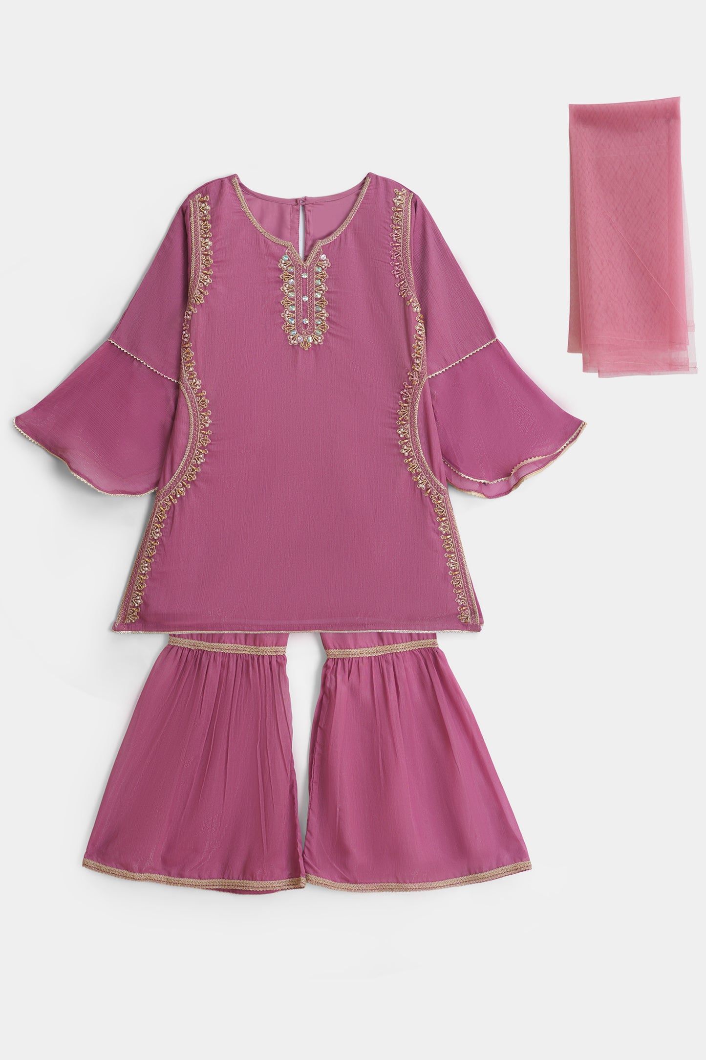 Pink Traditional Gharara