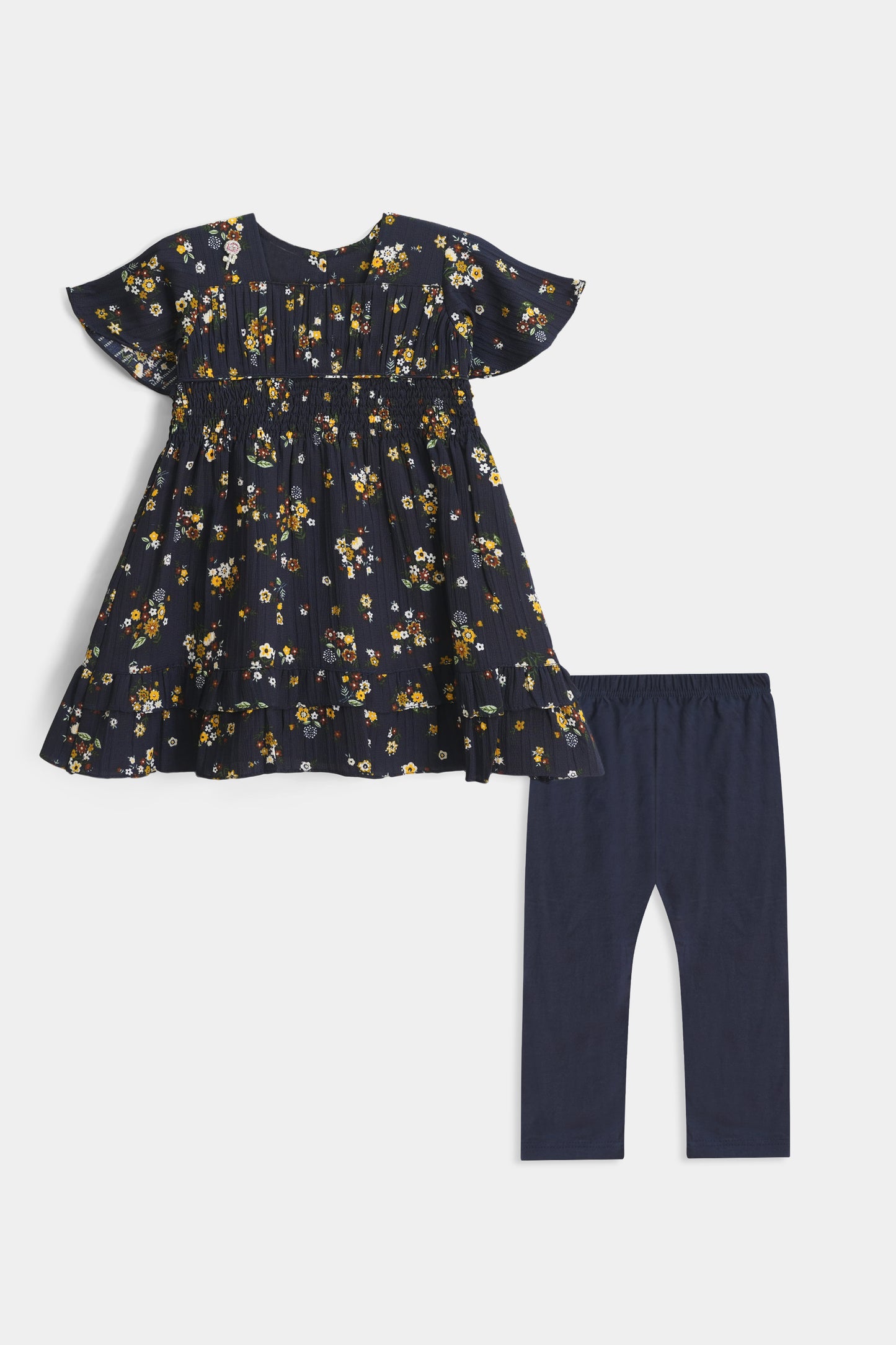 Black with Yellow Floral with Pajama
