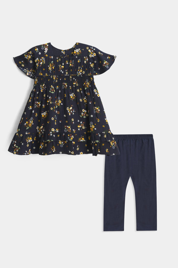 Black with Yellow Floral with Pajama