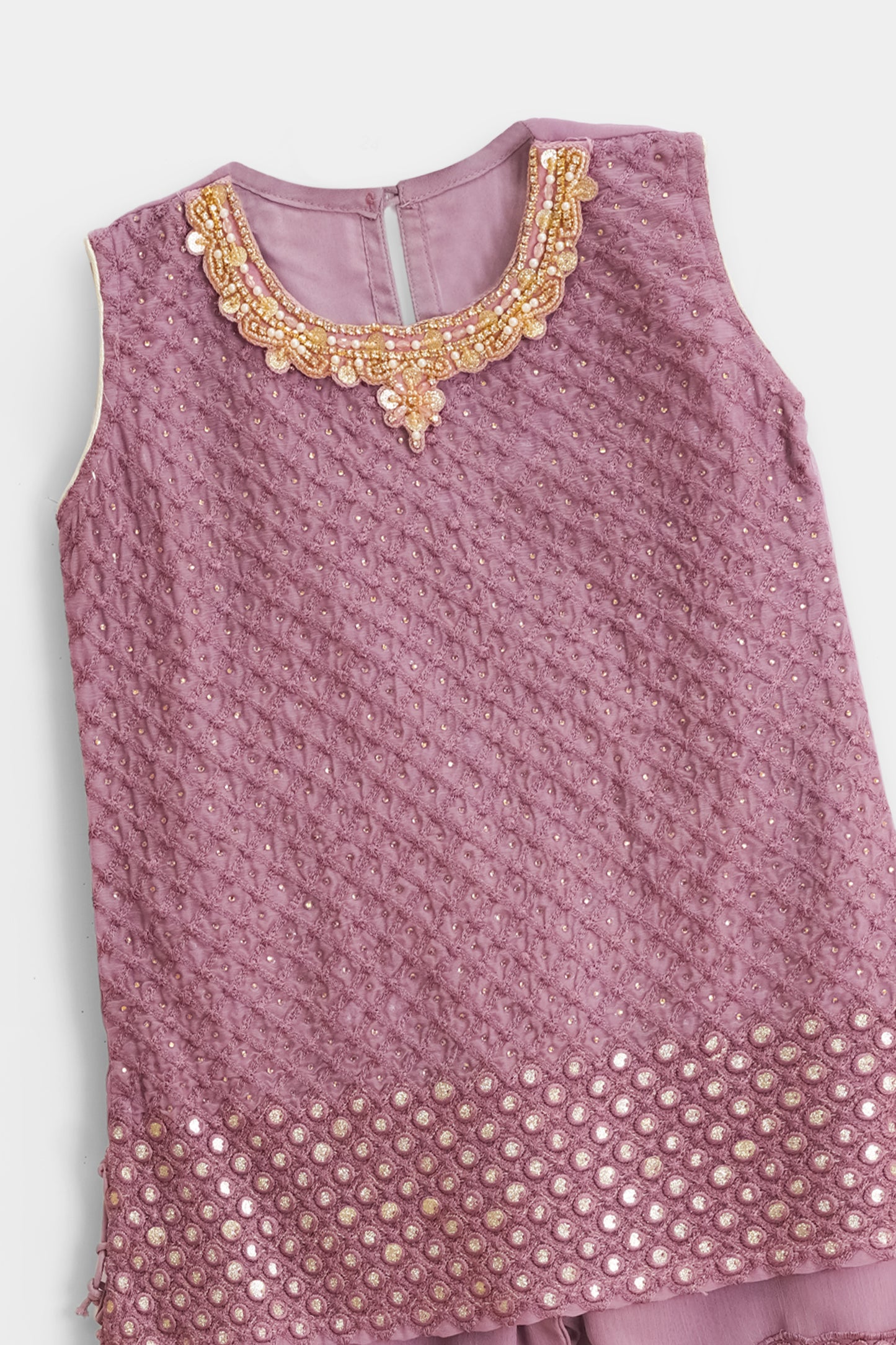 Pink & Gold Gharara