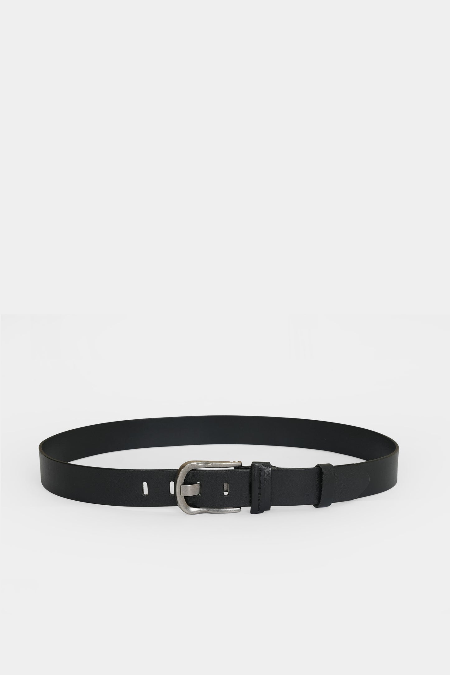 Black Cow Leather Belt