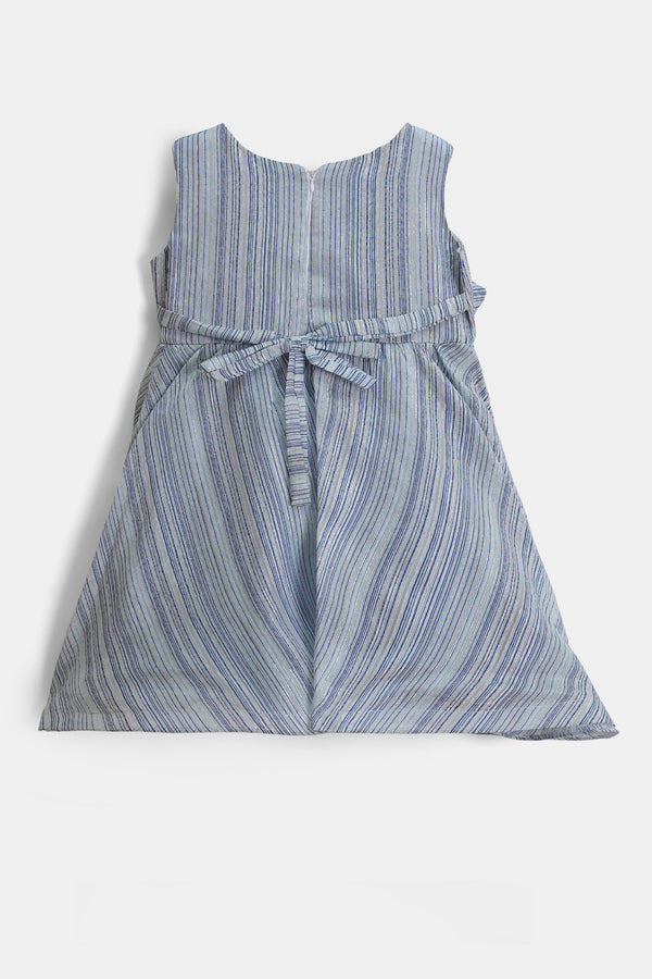 Light Blue Strip With Pajama