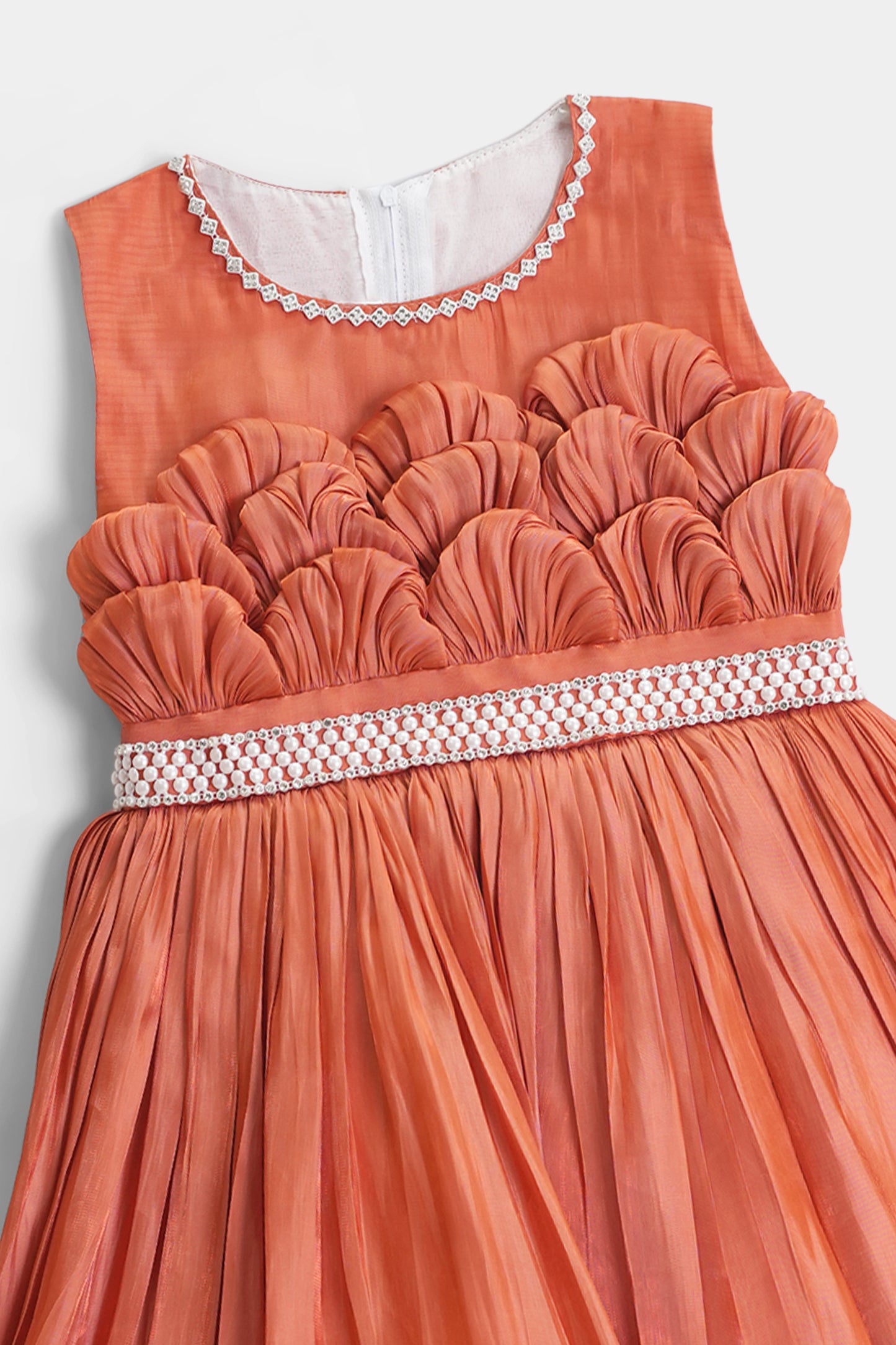 Orange Skirt with Pajama & Shirt