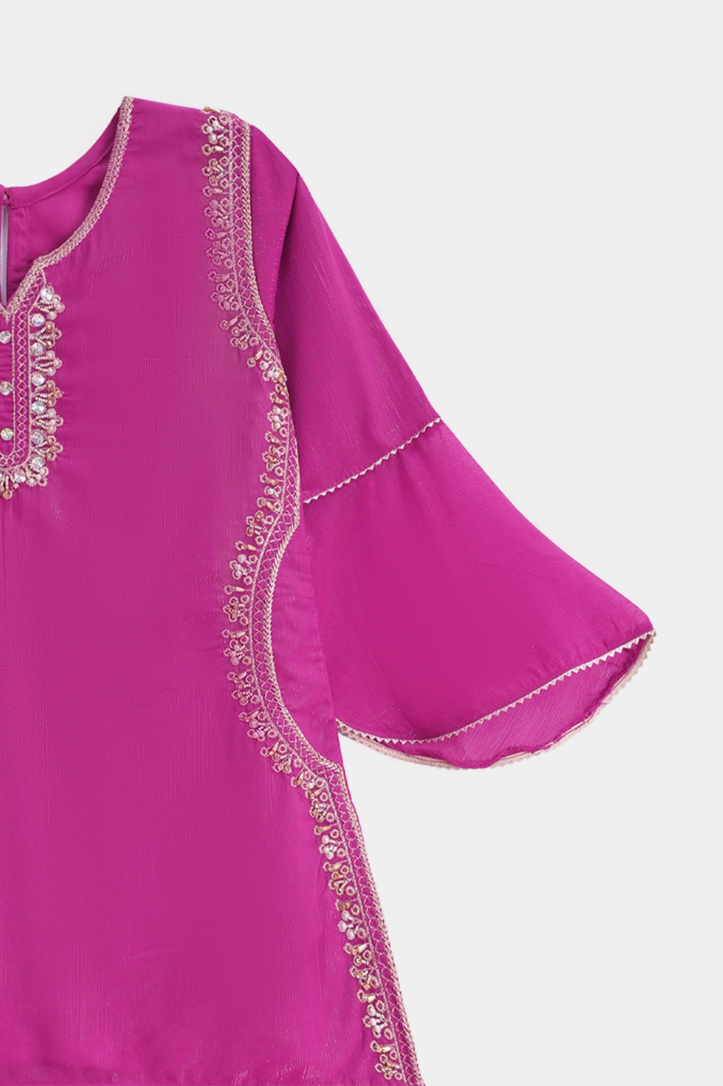 Pink Kurta Gharara