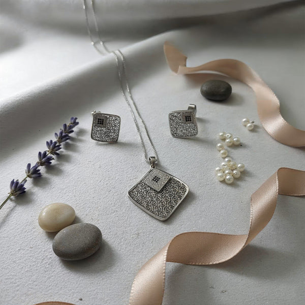 Silver In Square