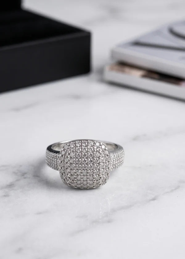 White Stone Ring