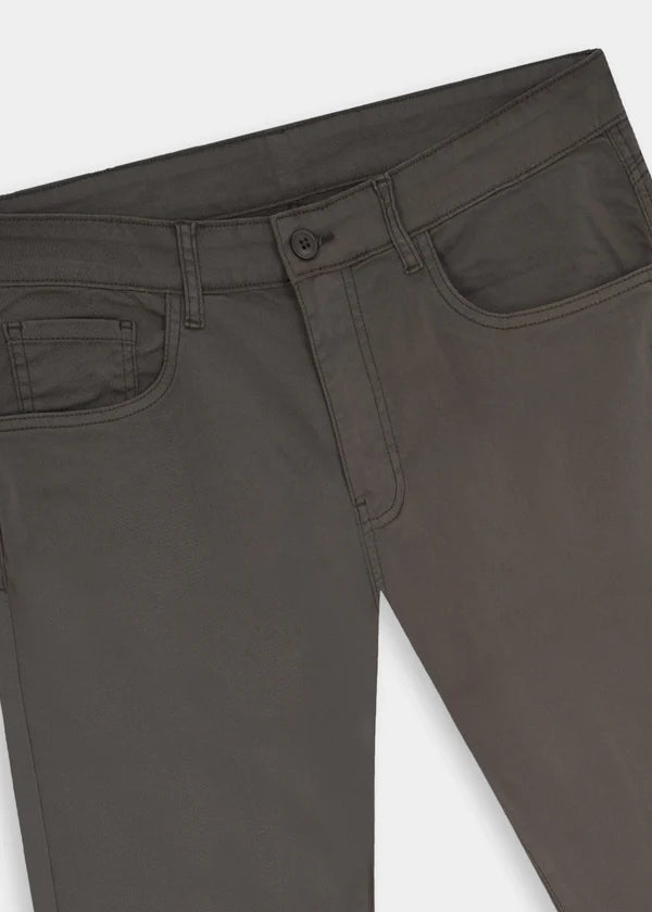 Dark Brown Man Smart fit
