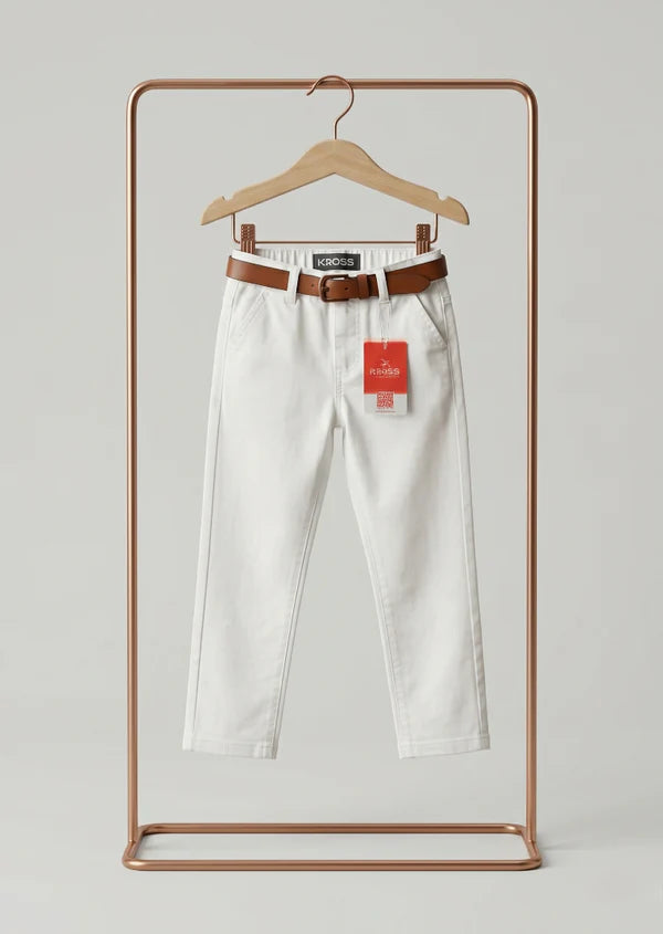 White Chino Pents