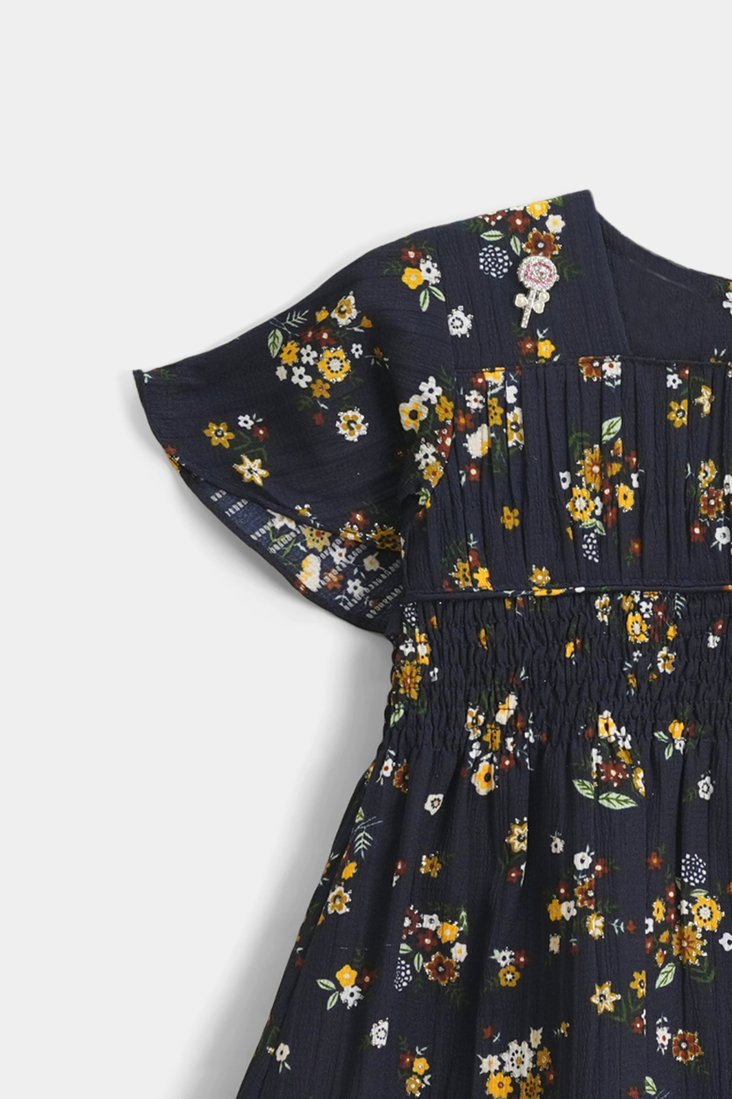 Black with Yellow Floral with Pajama