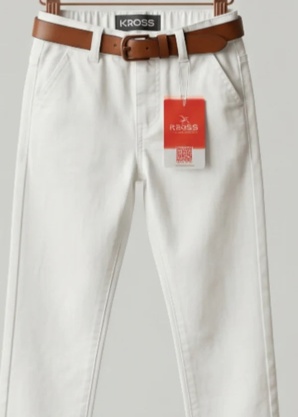 White Chino Pents