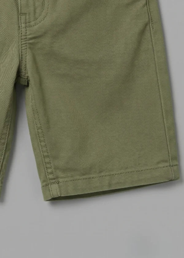 Green kids shorts