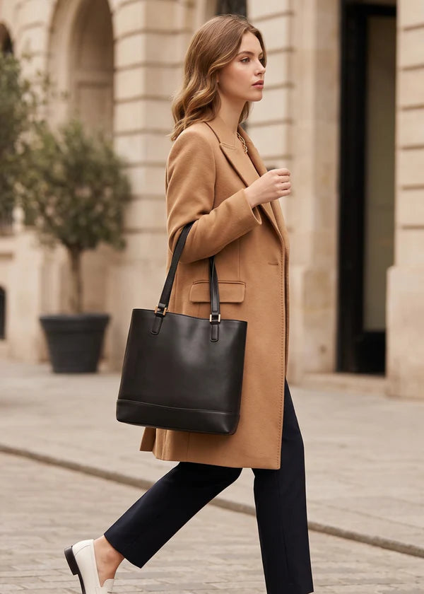 Grace Black Tote Bag