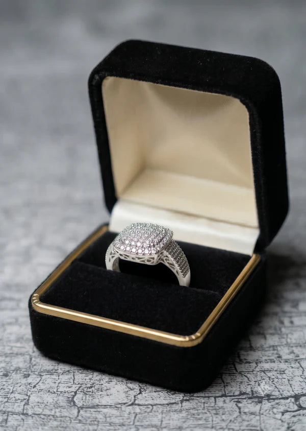 White Stone Ring