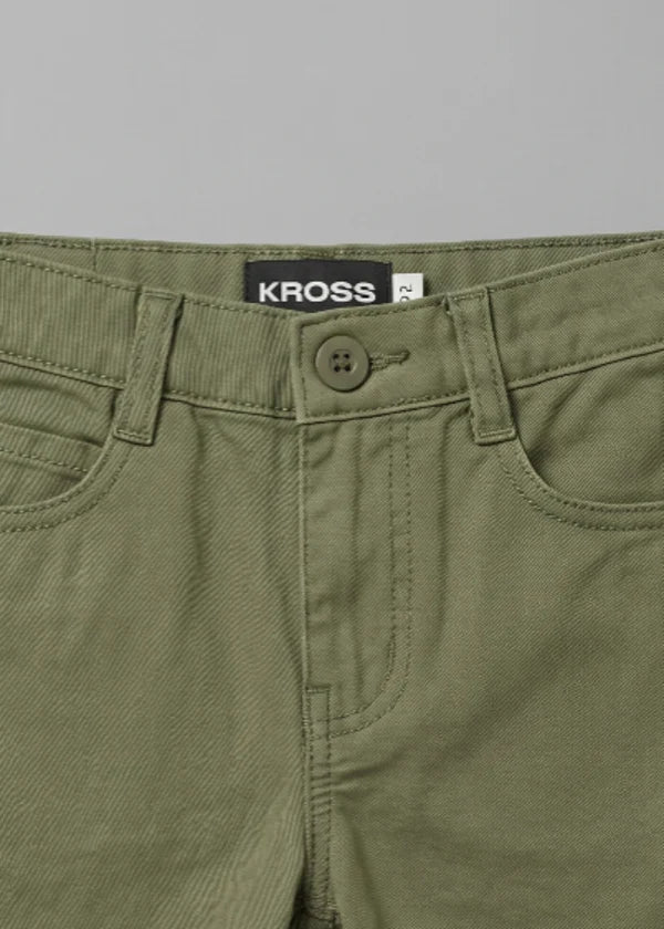 Green kids shorts