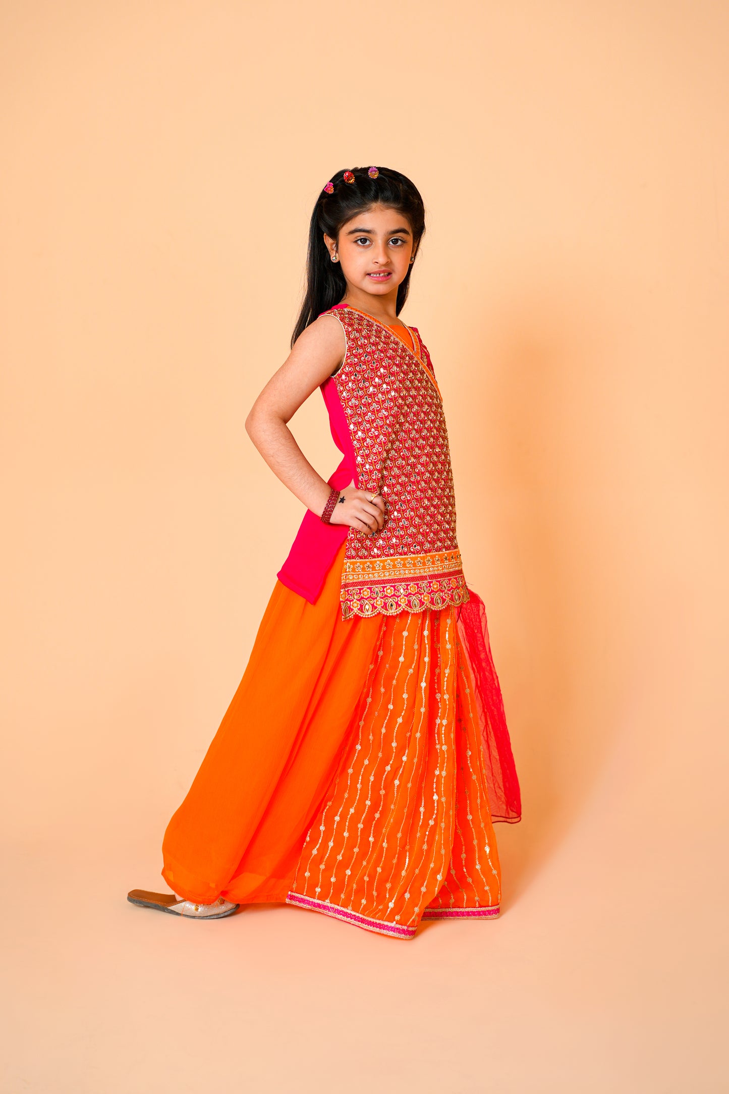 Red & Orange Sharara