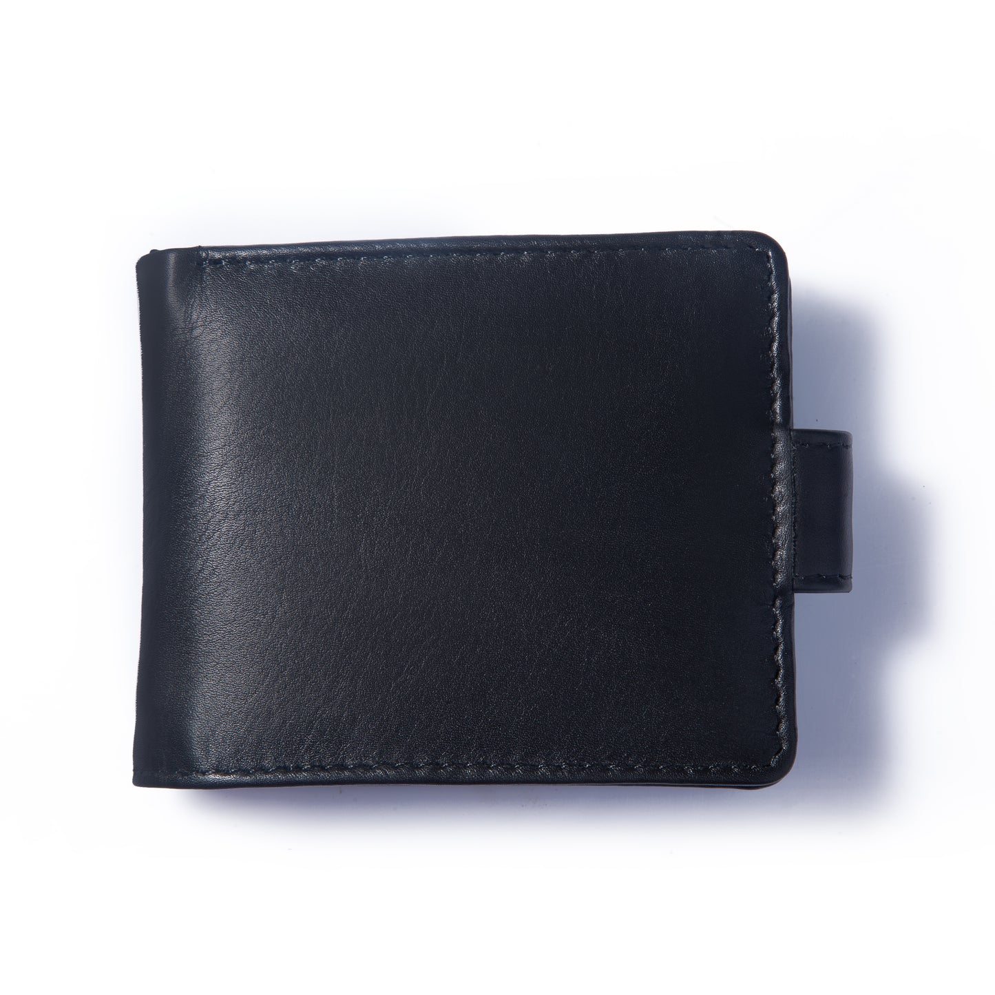 Black Genuine Leather Bifold Wallet