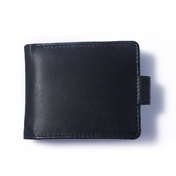 Black Genuine Leather Bifold Wallet