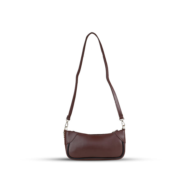 Crescent Maroon Bag